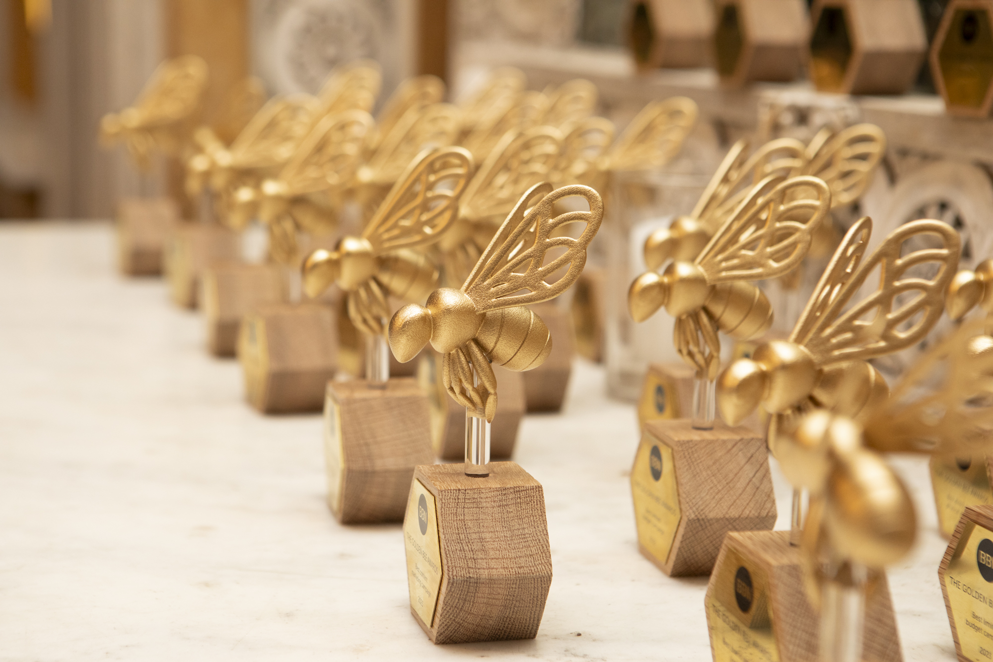BBN Golden Bee Award Trophies