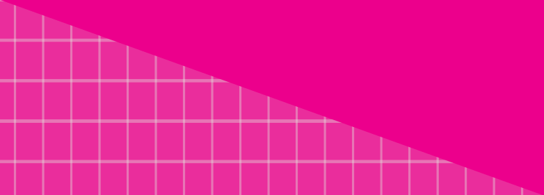 Pink block with a grid on the background